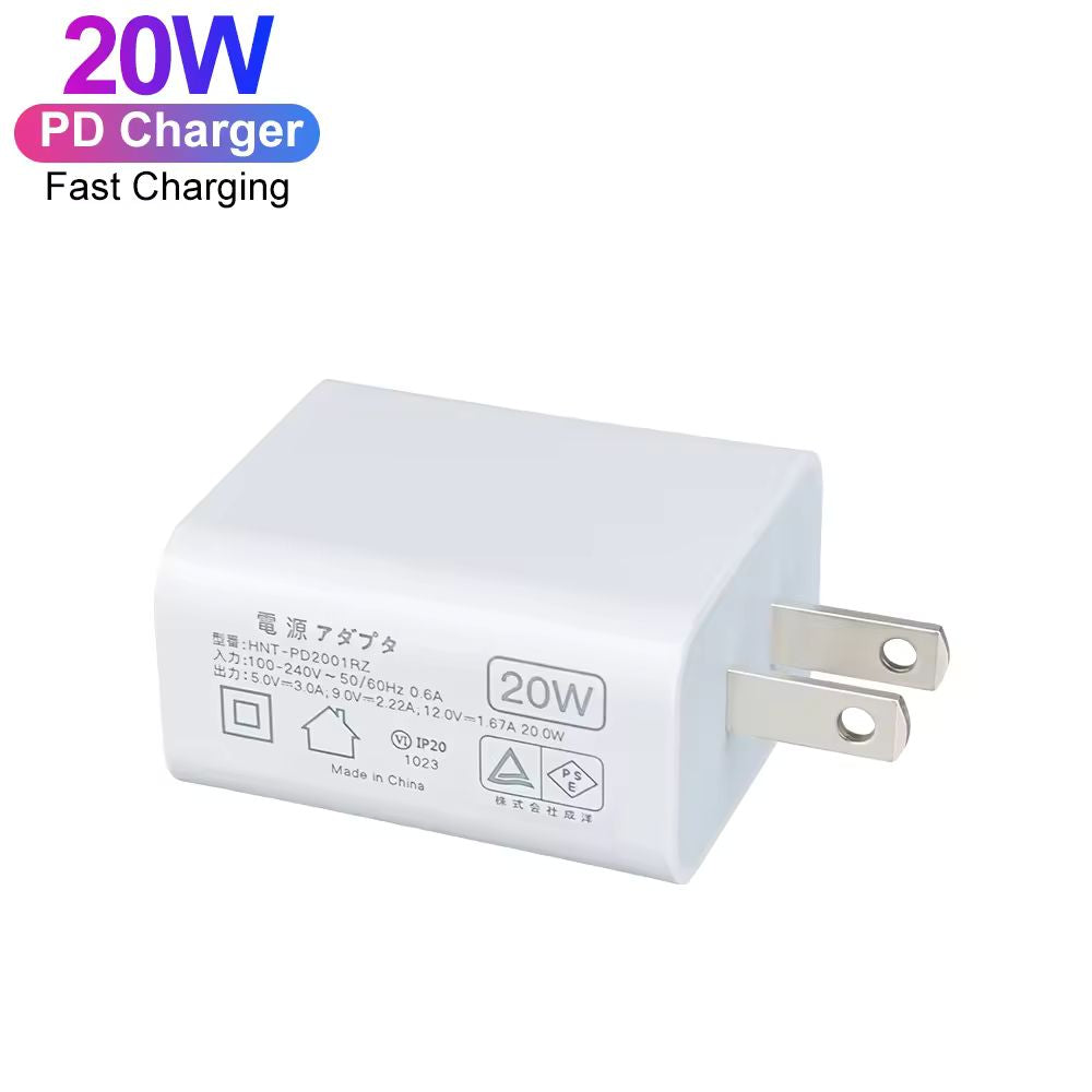 Cargador de Pared MHJA3AM/A(*) para Dispositivos Apple | 20W | Tipo C | Blanco | CCE-CAR-08