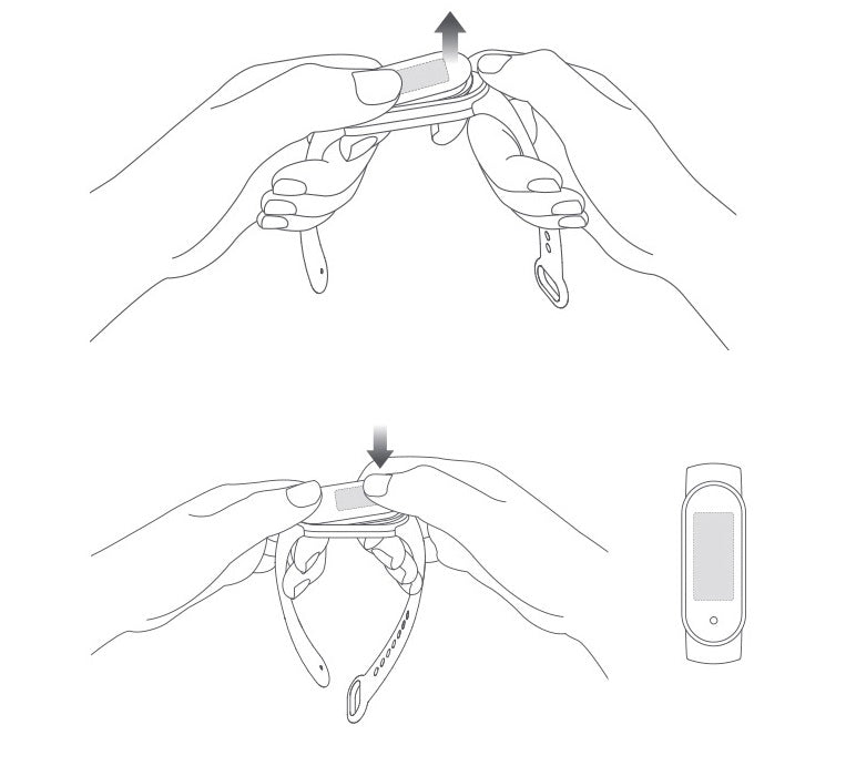 Repuesto de Brazalete para Reloj / Smartwatch Xiaomi | Mi Band 5 / Mi Smart Band 6 | Negro | CCE-COR-48