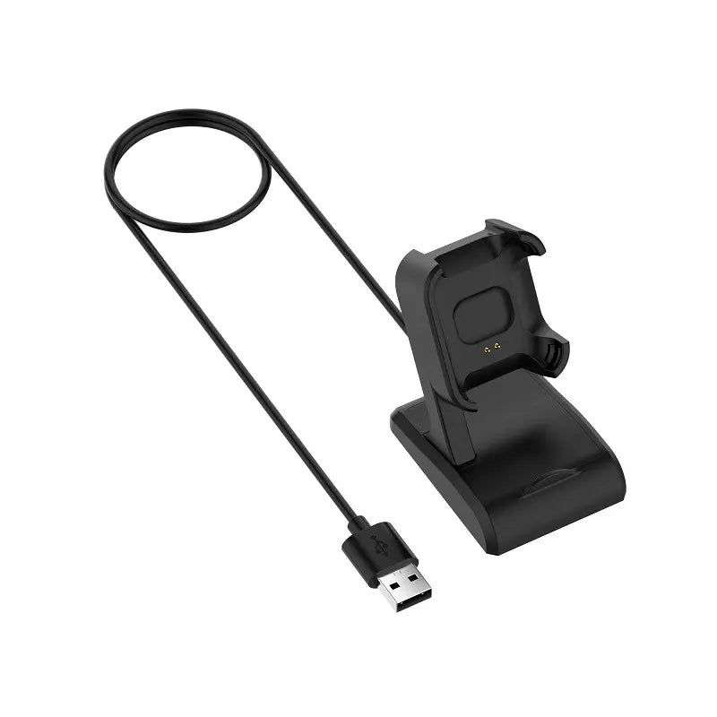 Cable/Clip para Cargar Relojes Xiaomi Mi Watch Lite | 1 Metro | 2 Estilos | Negro | CCE-CUS-16