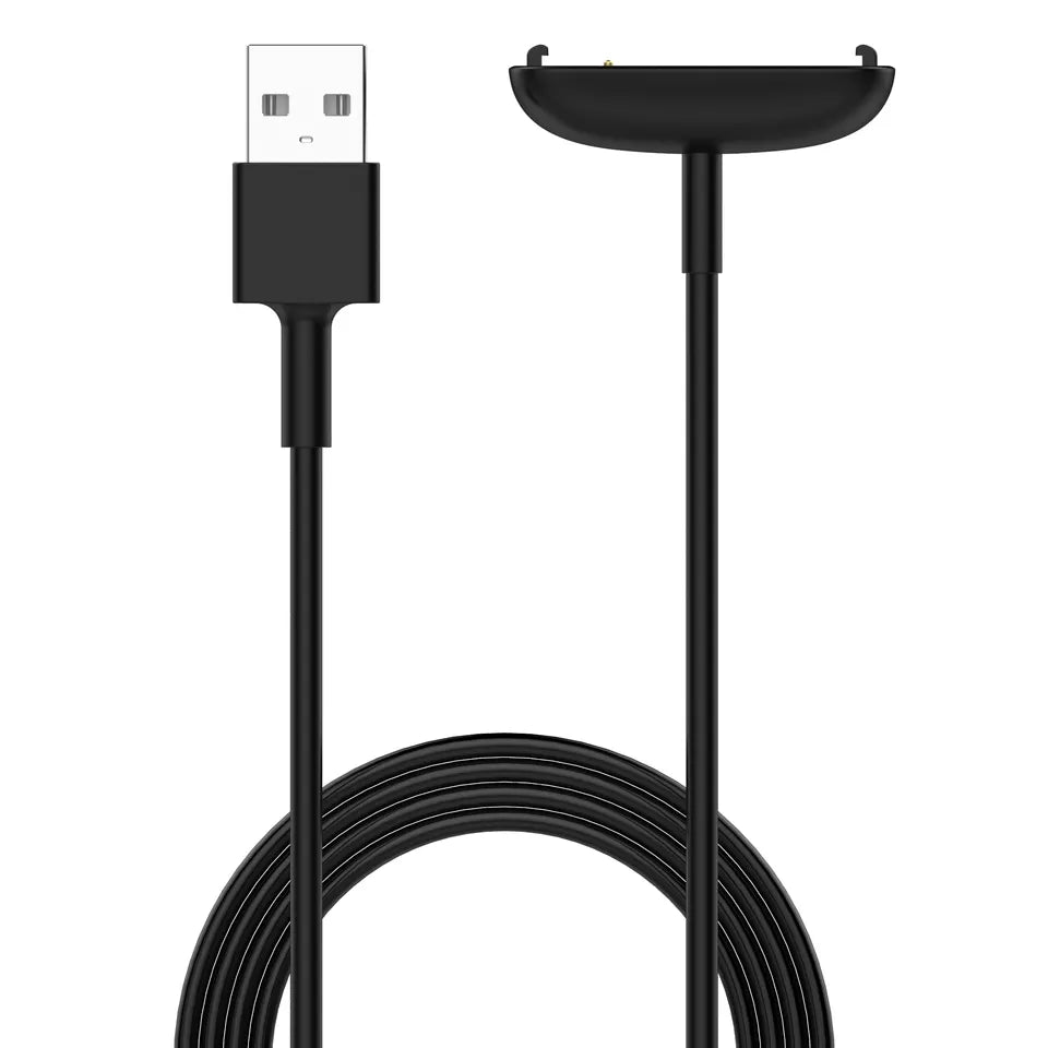 Cable/Clip para Cargar Relojes Fitbit Inspire 3 | 1 Metro | Negro | CCE-CUS-26