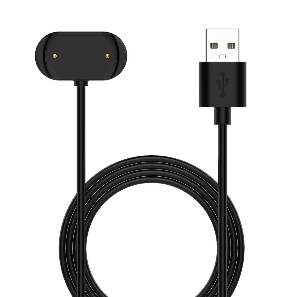 Cable/Clip para Cargar Relojes Amazfit | 1 Metro | Negro | CCE-CUS-27