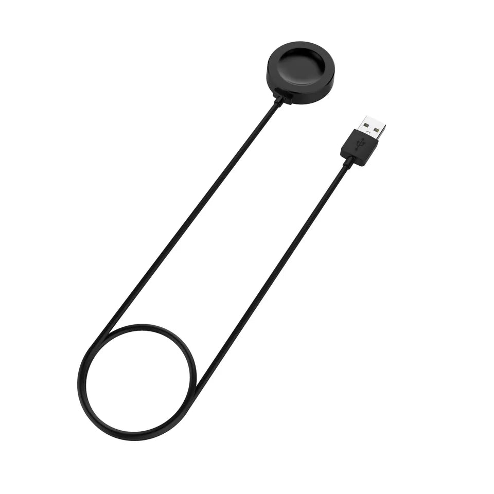 Cable/Clip para Cargar Relojes Huawei | Mágnetico | 1 Metro | Negro / Blanco | CCE-CUS-31