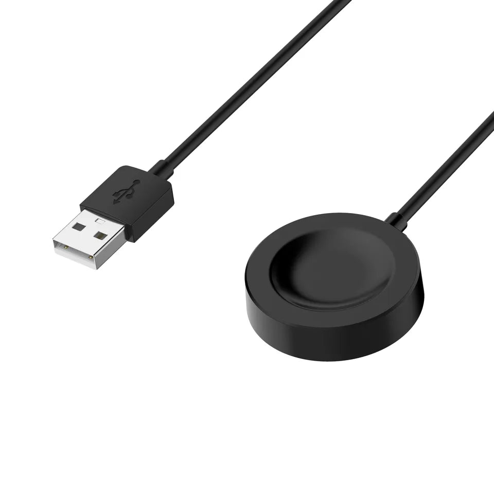 Cable/Clip para Cargar Relojes Huawei | Mágnetico | 1 Metro | Negro / Blanco | CCE-CUS-31