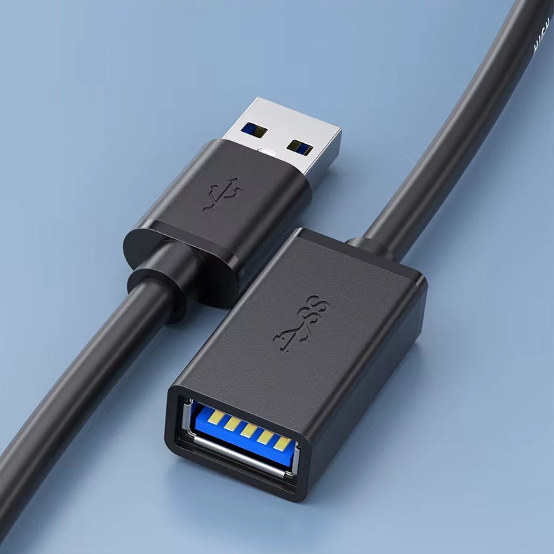 Extensión USB 3.0 | USB A Hembra -> USB A Macho | 0.5m / 1m / 1.5m / 2m / 3m | 5Gbps | Negro | CCE-CUS-45