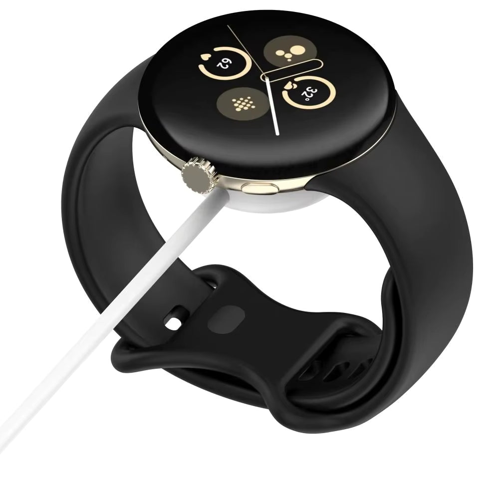 Cable / Clip para Cargar Relojes Google Pixel Watch 2 | USB Tipo A / Tipo C | 1 Metro | Blanco | CCE-CUS-46