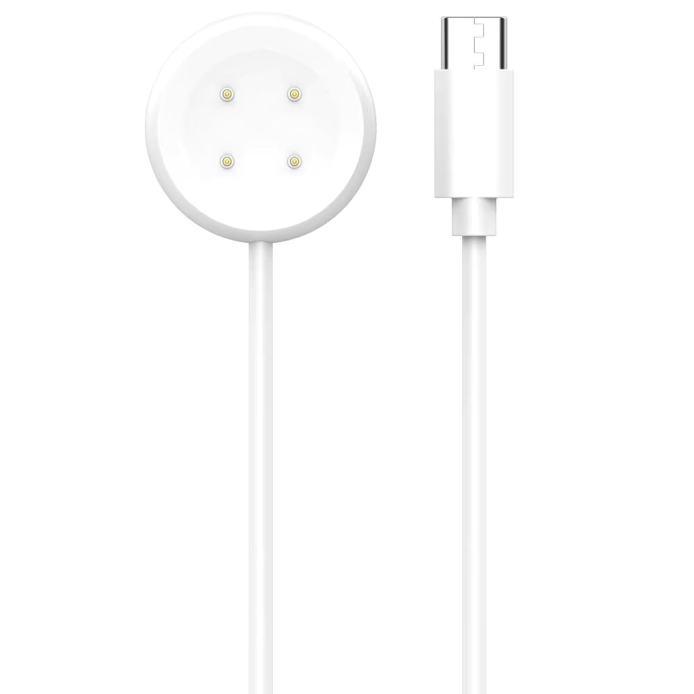 Cable / Clip para Cargar Relojes Google Pixel Watch 2 | USB Tipo A / Tipo C | 1 Metro | Blanco | CCE-CUS-46