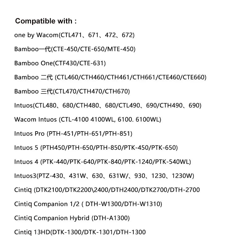 Puntas INT9717(R*) Estándar para Lápiz Digital Wacom | 5 Pack | CCE-DIB-01