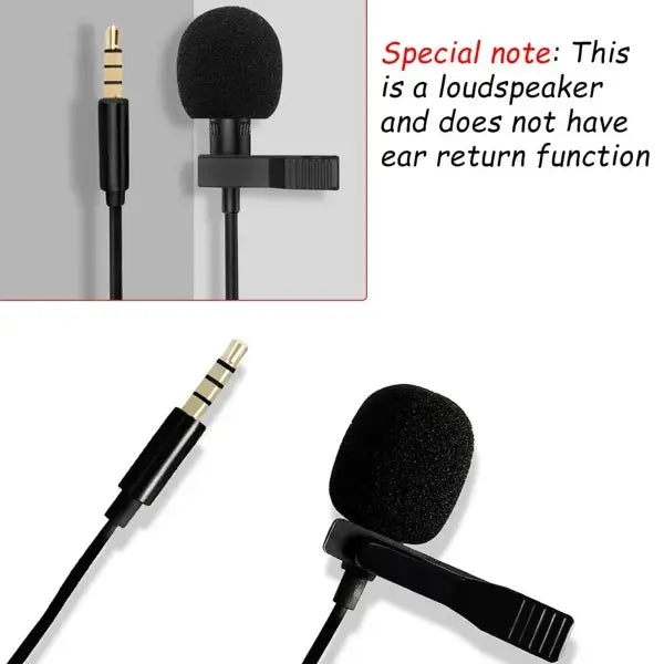 Micrófono de Solapa | 1.5 metros | 3.5mm | Uso General | CCE-MIC-01