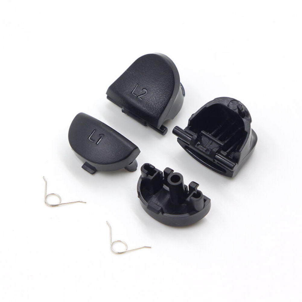 Gatillos de Repuesto para Control de PlayStation 4 | Negro | 6 Piezas | CCE-PST-01