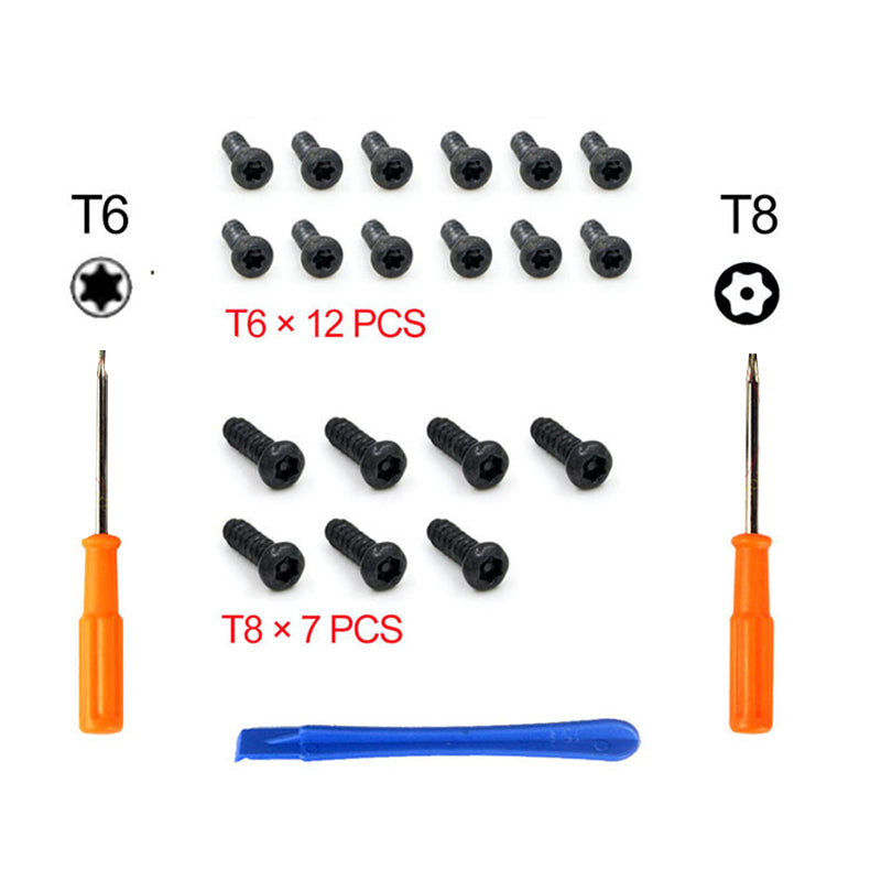 Kit de Reparación para Control de Xbox One | Negro | 31 Piezas | CCE-XBX-02