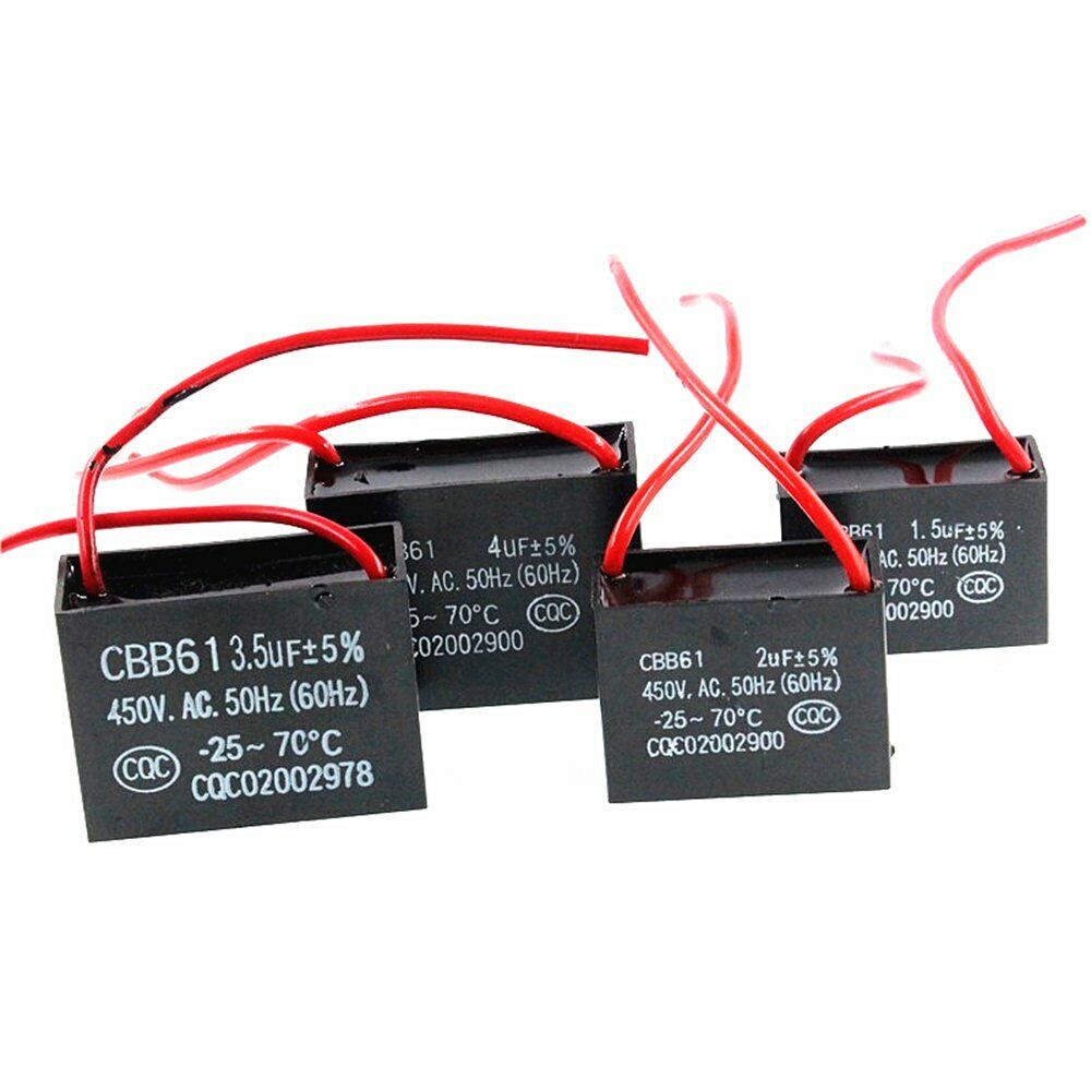 Capacitor / Condensador de Arranque CBB61 | Uso en Ventiladores | CE-CAP-07