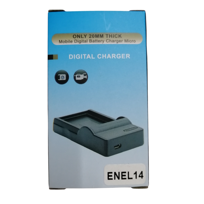 Cargador MH-24(R*) de Baterías Nikon EN-EL14 | 4.2V / 400mAh | Negro | CE-CAR-04