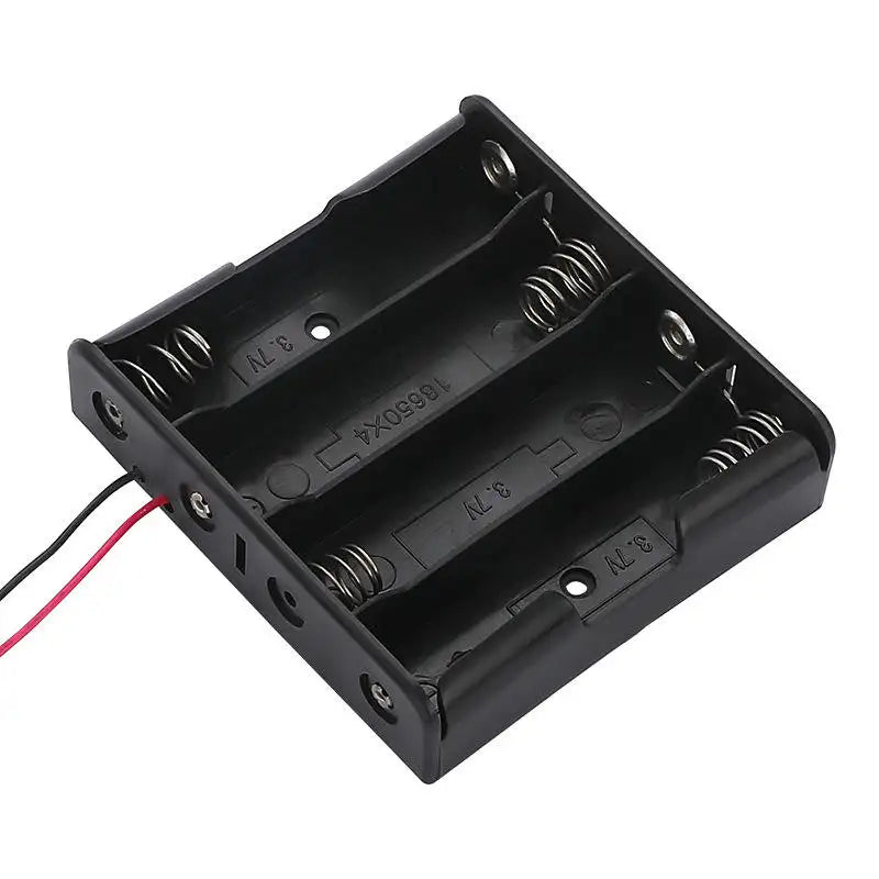 Holder para Batería 18650 | 1 Slot / 2 Slots / 4 Slots | Negro | CE-HLD-01