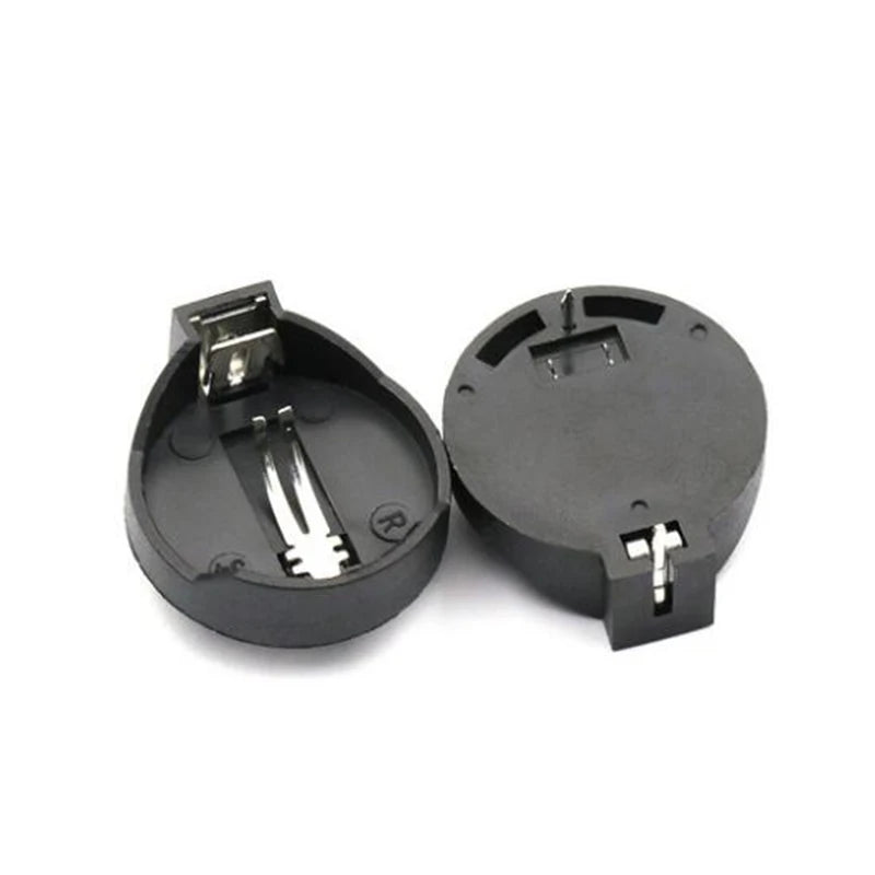 Holder BS-2-1 para Batería CR2032 / CR2025 | 2 Pack | Negro | CE-HLD-02