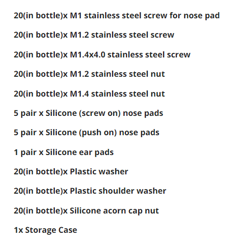 Kit para Reparación de Lentes / Anteojos | Incluye Estuche | CE-HRM-08