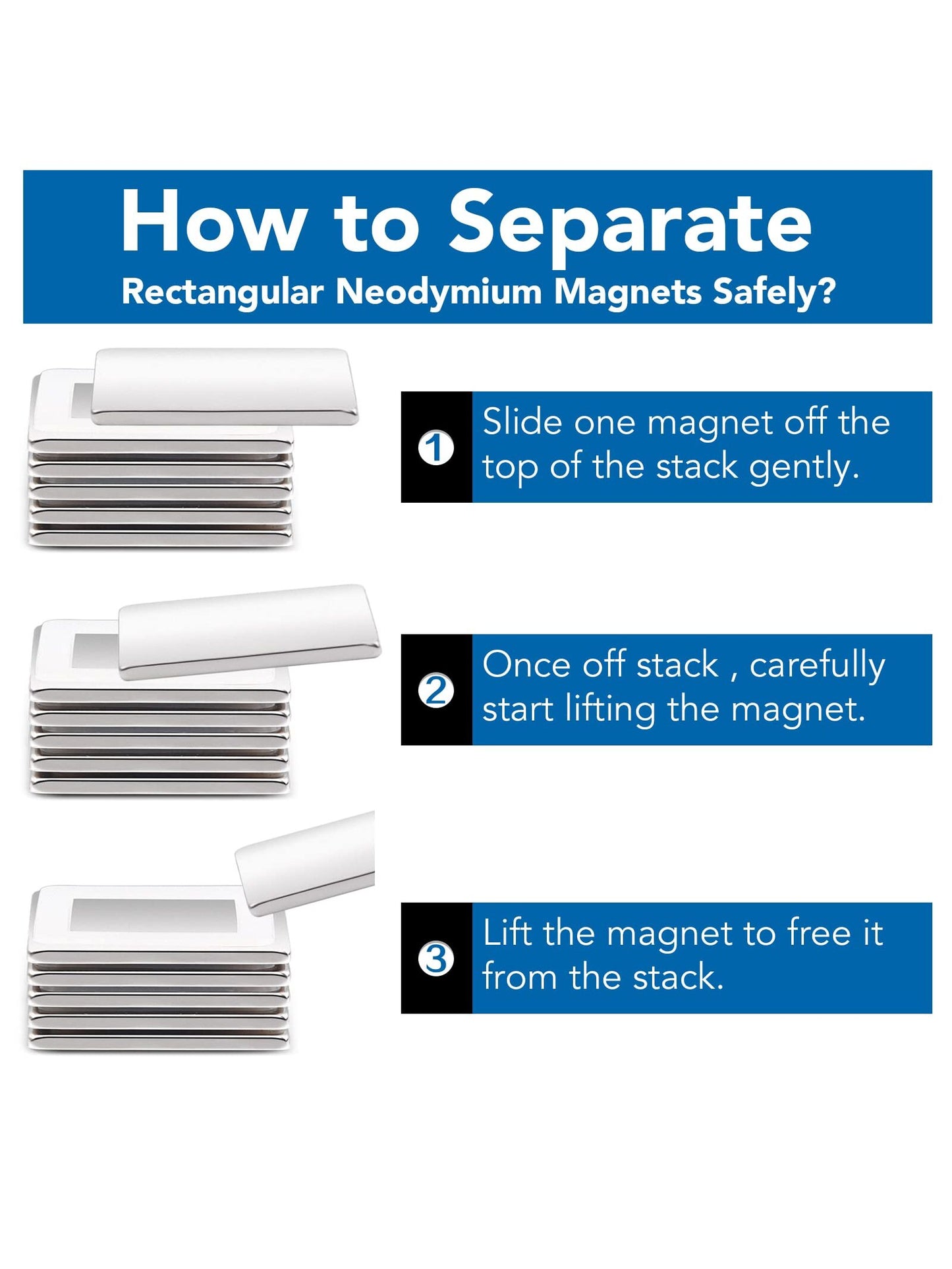 Imanes N35 | 2 Pack | Prismas / 10mm x 5mm x 2mm | CE-IMN-15