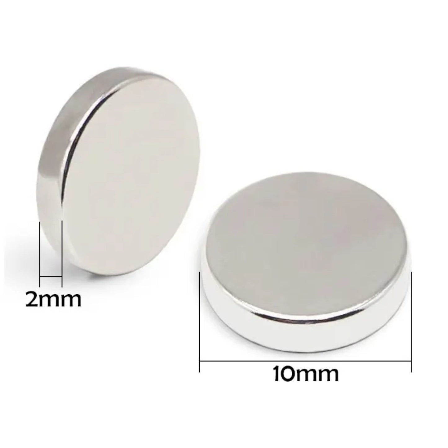 Imanes N35 | 10 Pack | Discos / 10mm x 2mm | CE-IMN-31