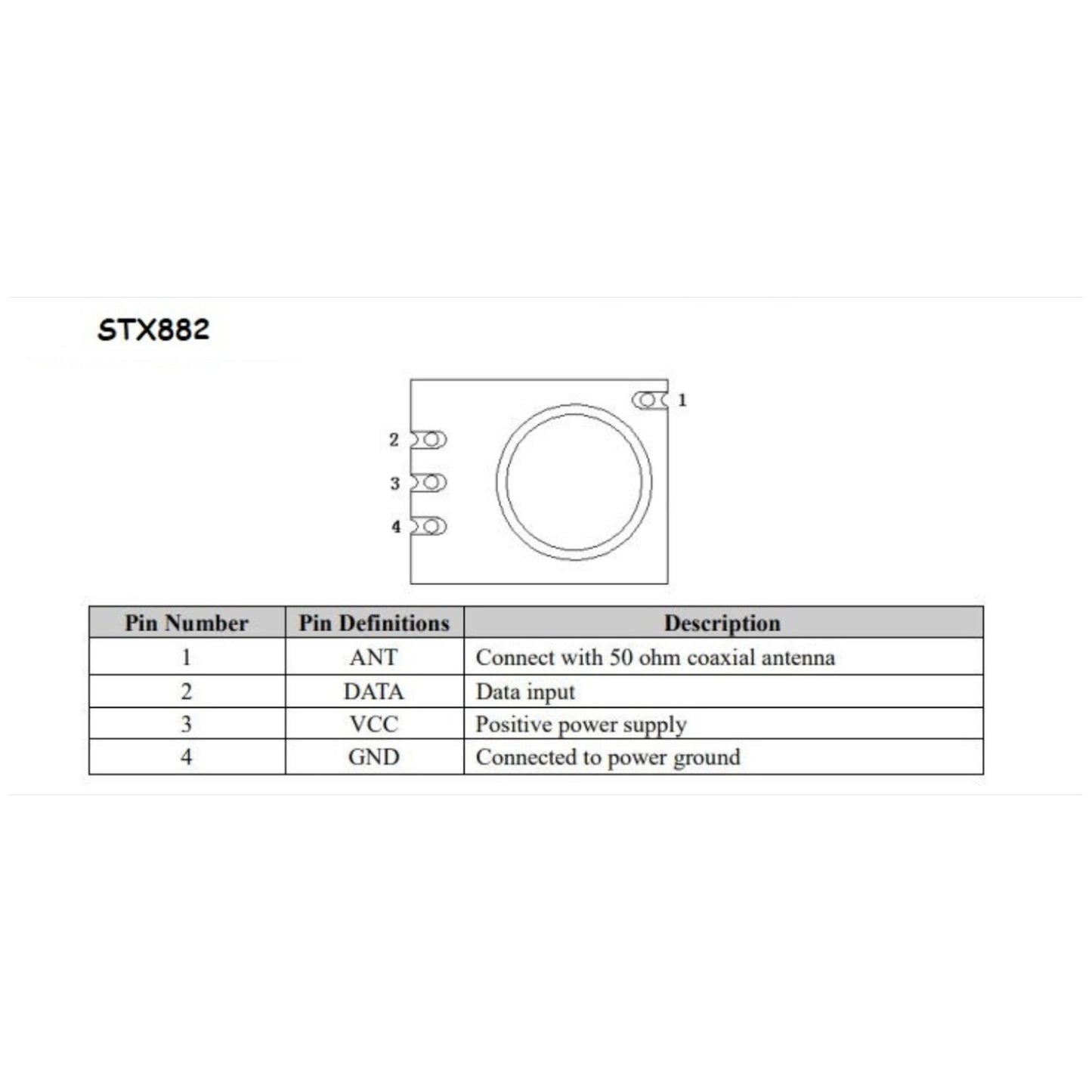 Transmisor ASK STX882 + Receptor ASK SRX882 + 2 Antenas de Cobre | 433MHz | CE-KIT-01