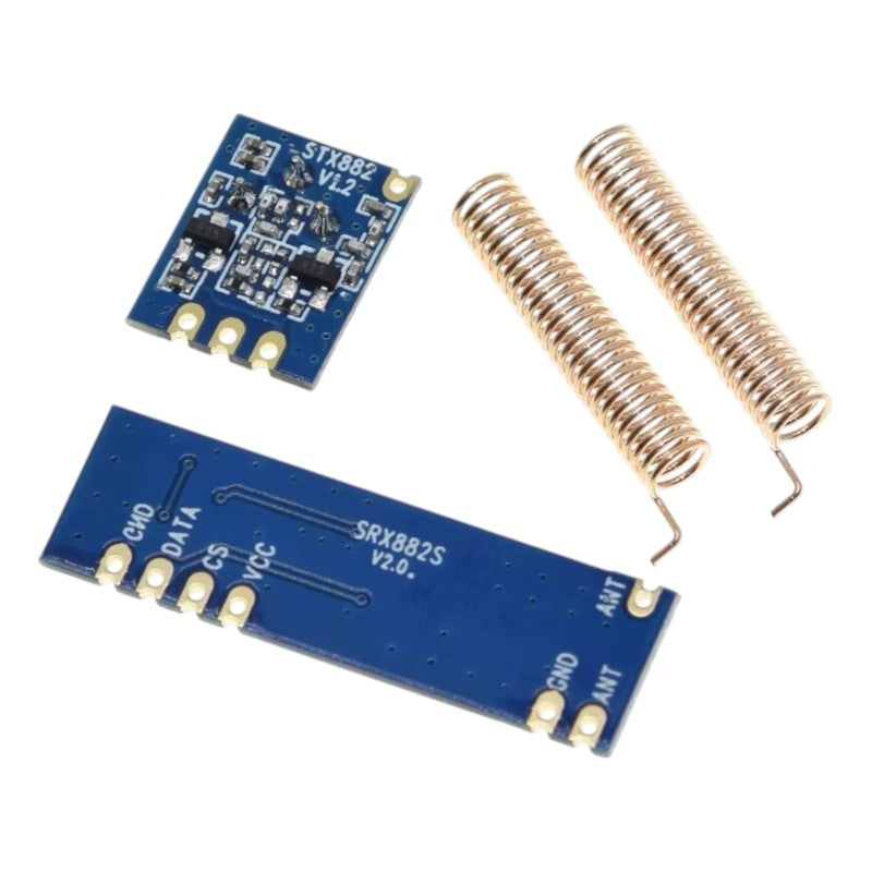 Transmisor ASK STX882 + Receptor ASK SRX882 + 2 Antenas de Cobre | 433MHz | CE-KIT-01