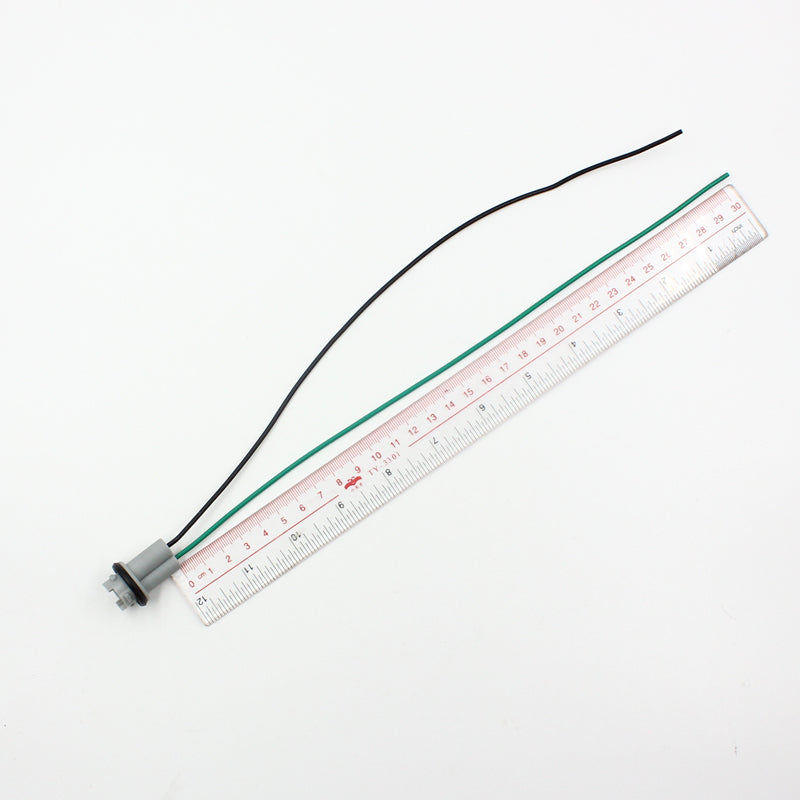 Base / Socket para Bombillos T10 | 30cm | Uso en Vehículos | Negro-Verde | CE-LED-19