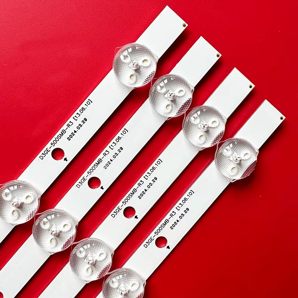 Tiras LED D3GE-500SMA-R3 + D3GE-500SMB-R2 para Retroiluminación de Pantalla | 8 Pack | CE-LED-36