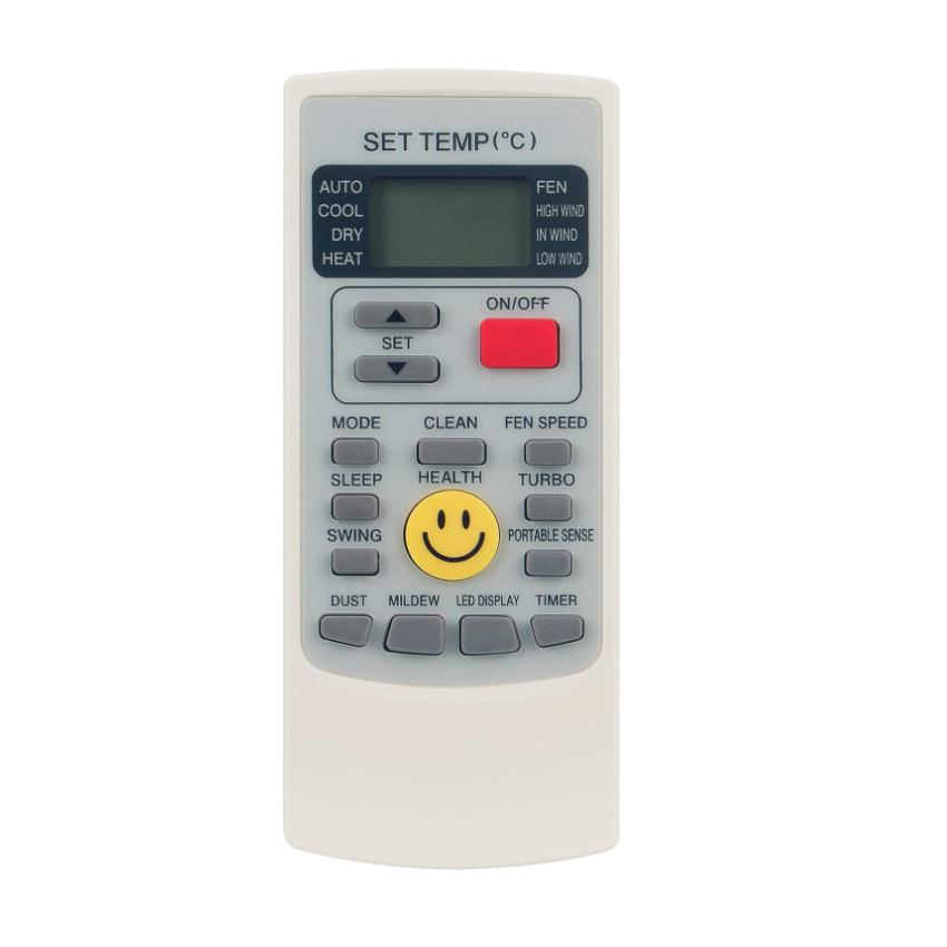 Control Remoto YKR-H/009E(R*) para Aires Acondicionados York | Blanco | CE-RMT-07