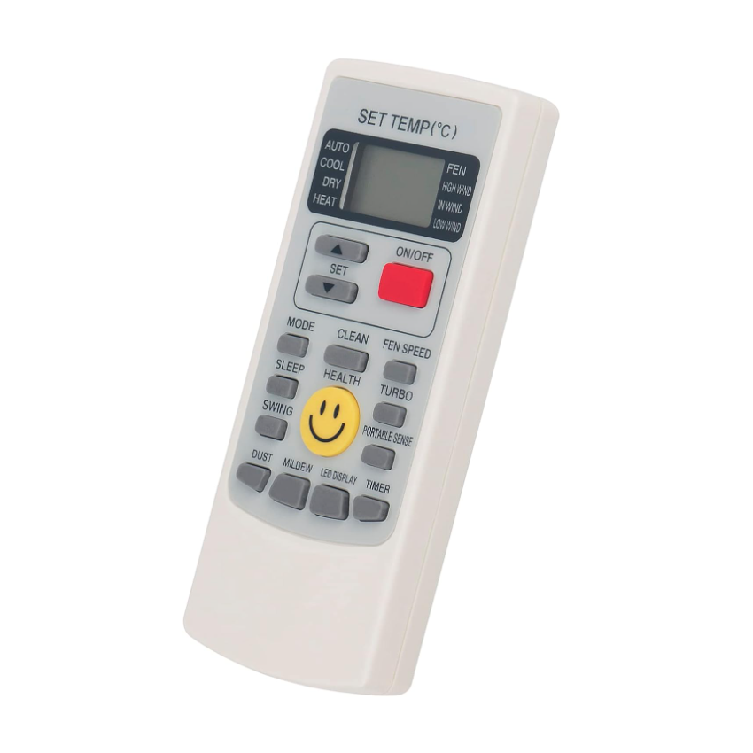 Control Remoto YKR-H/009E(R*) para Aires Acondicionados York | Blanco | CE-RMT-07