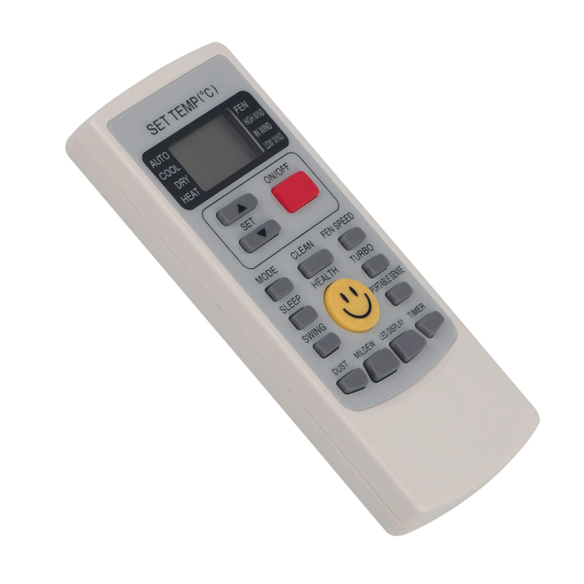 Control Remoto YKR-H/009E(R*) para Aires Acondicionados York | Blanco | CE-RMT-07
