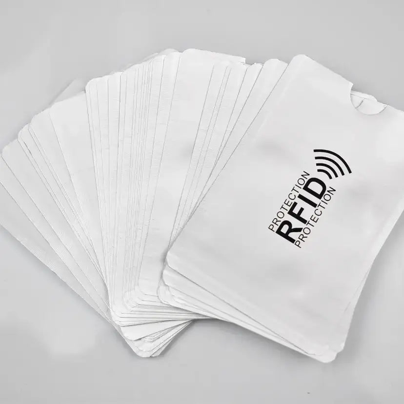 Funda Protectora Anticlonación de Tarjetas | 4 Pack | Bloqueo de Señal NFC/RFID | CE-TAG-14