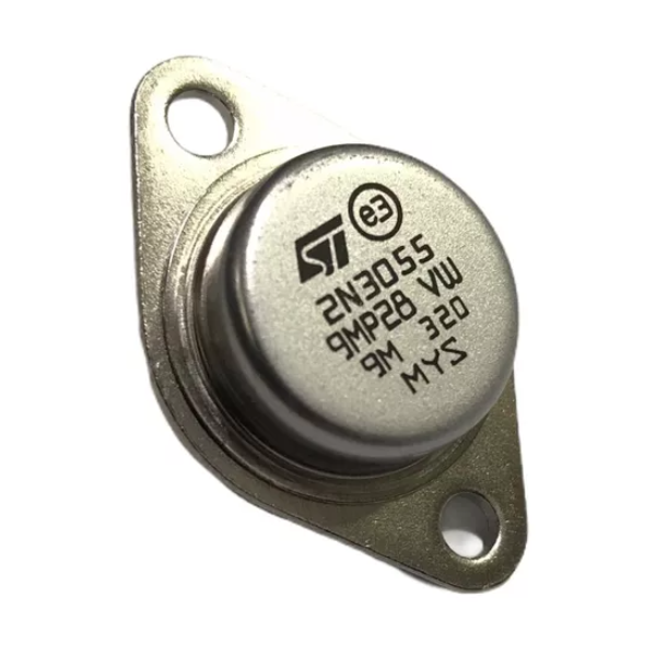 Transistor de Potencia NPN 2N3055 | 60V / 15A | TO-3 | CE-TRA-32