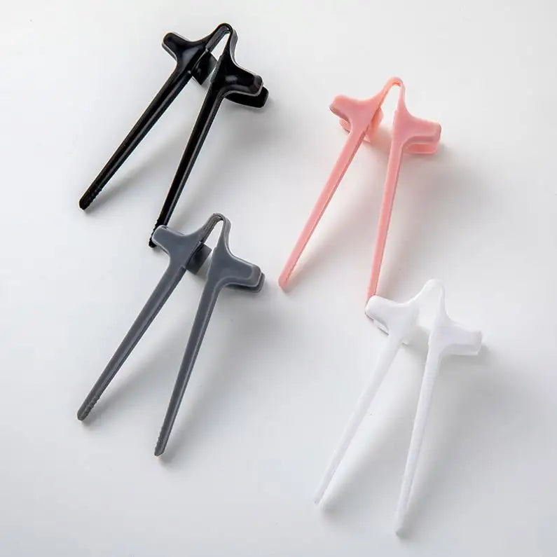Palillos para Dedos | Blanco / Gris / Negro / Rosado | Plástico | CHO-ACD-04