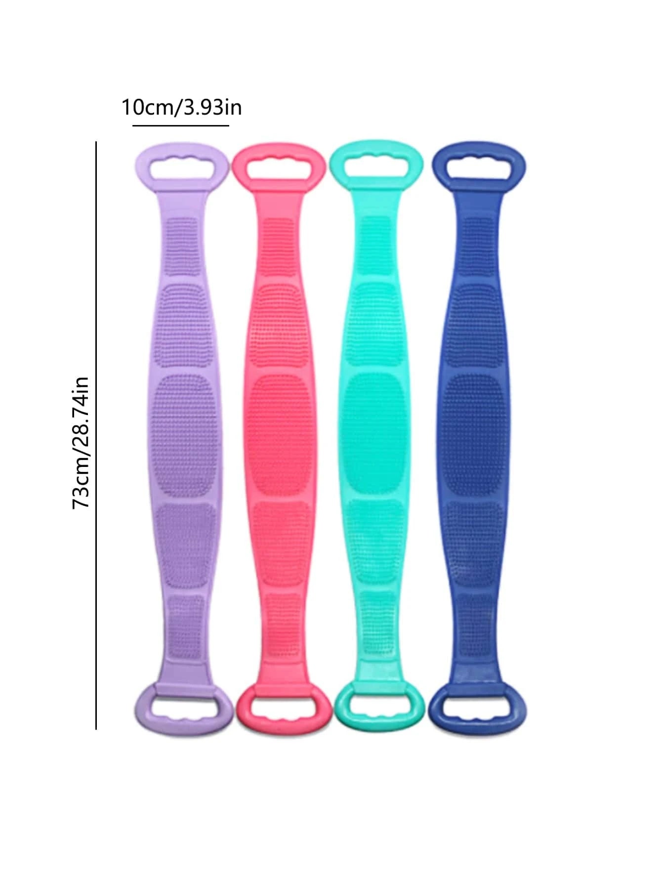 Cepillo de Baño para Fregar la Espalda | Morado / Rosado | Silicona | CHO-BTH-01