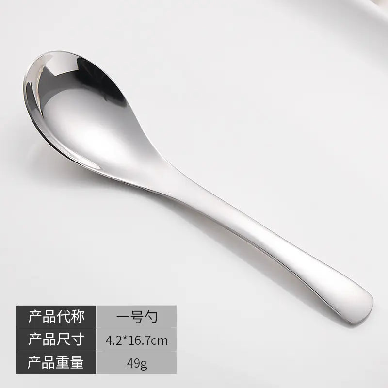 Cuchara para Sopa | Acero Inoxidable | Pequeña / Mediana / Grande | CHO-CHR-02