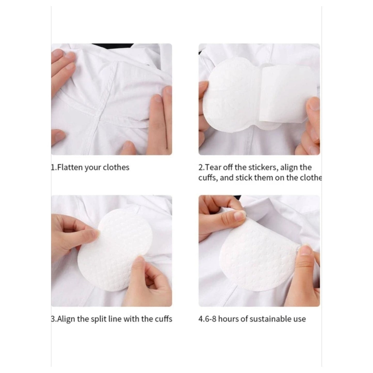 Almohadillas Absorbentes de Sudor para Axilas | 10 Pack | Desechables | CHO-DSD-01