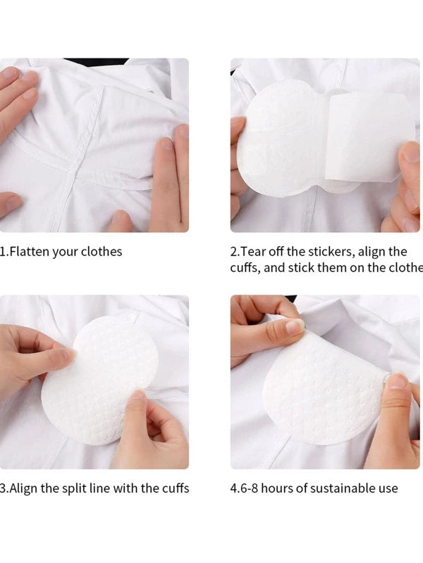 Almohadillas Absorbentes de Sudor para Axilas | 10 Pack | Desechables | CHO-DSD-01