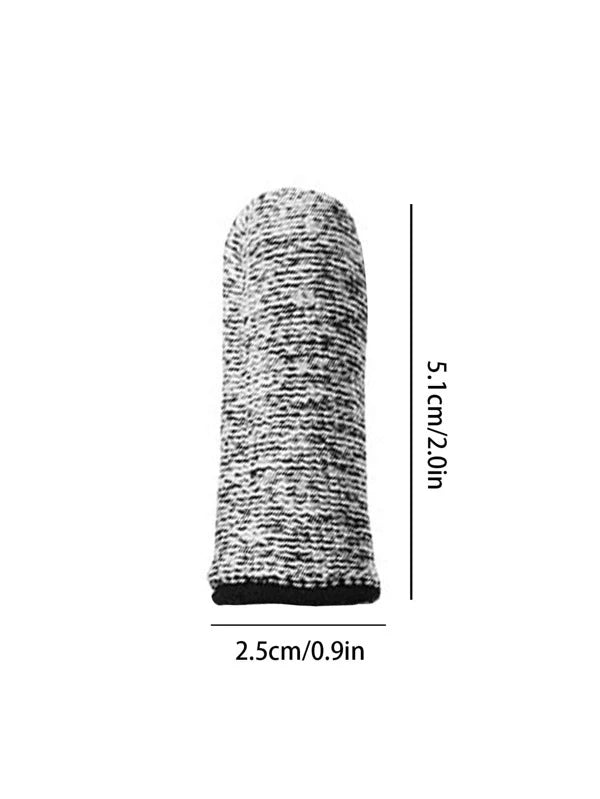 Guante para Dedo Anticorte Nivel 5 | 10 Pack | HPPE | Celeste / Gris / Negro | CHO-GNT-03