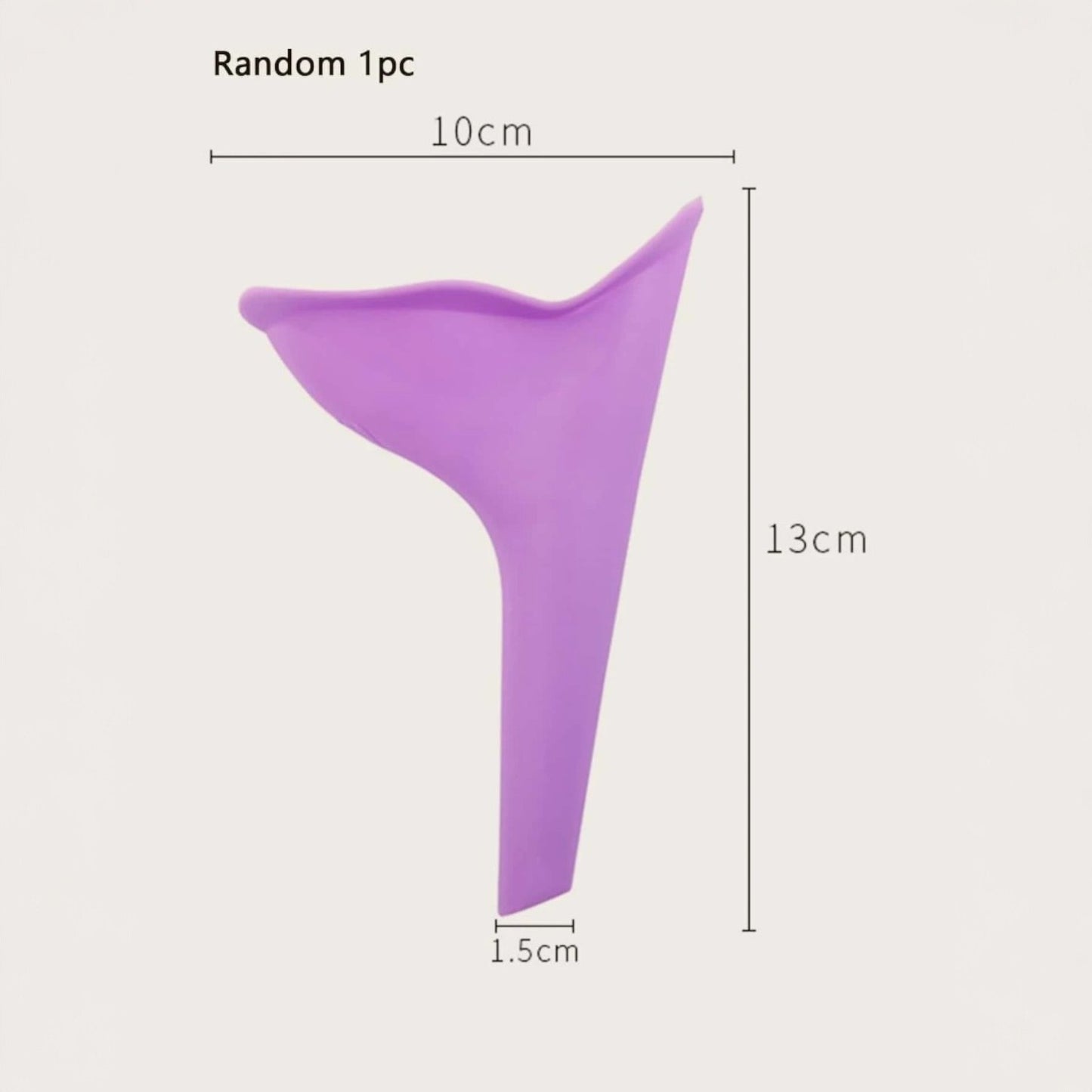 Dispositivo Femenino para Orinar de Pie | Reutilizable | Rosado / Morado / Naranja | Silicona | CHO-MJR-01