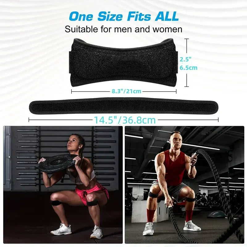 Soporte de Patella | Negro / Azul / Rosado | Unisex | Talla Única / Ajustable | CHO-OTP-02