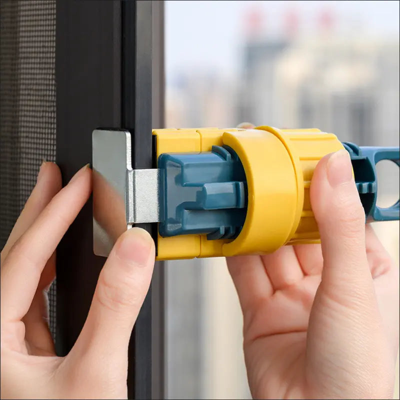 Tendedero de Ventana | 8 Slots | Antideslizante | Sin Perforaciones en Pared | 3 Colores | CHO-PER-08