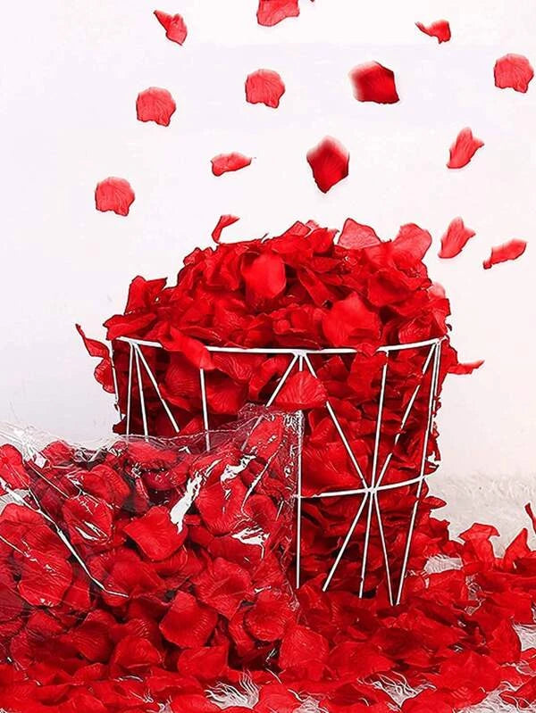 Pétalos Artificiales de Rosas | 1200 Pack | Rojo / Blanco / Negro / Rosado / Azul | CHO-PTL-01