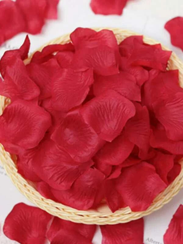 Pétalos Artificiales de Rosas | 1200 Pack | Rojo / Blanco / Negro / Rosado / Azul | CHO-PTL-01