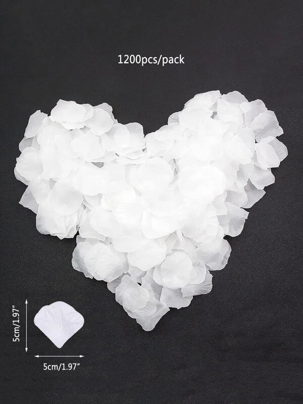 Pétalos Artificiales de Rosas | 1200 Pack | Rojo / Blanco / Negro / Rosado / Azul | CHO-PTL-01