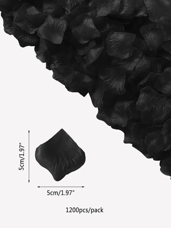 Pétalos Artificiales de Rosas | 1200 Pack | Rojo / Blanco / Negro / Rosado / Azul | CHO-PTL-01