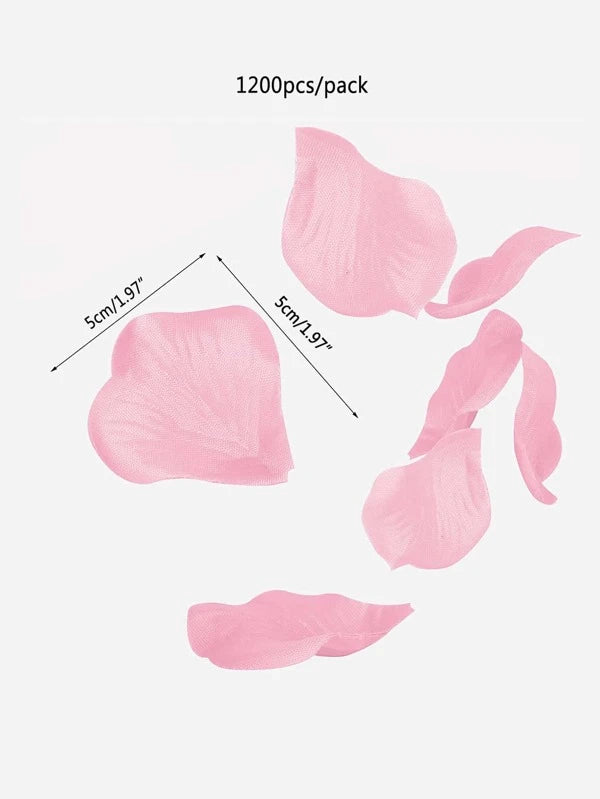 Pétalos Artificiales de Rosas | 1200 Pack | Rojo / Blanco / Negro / Rosado / Azul | CHO-PTL-01