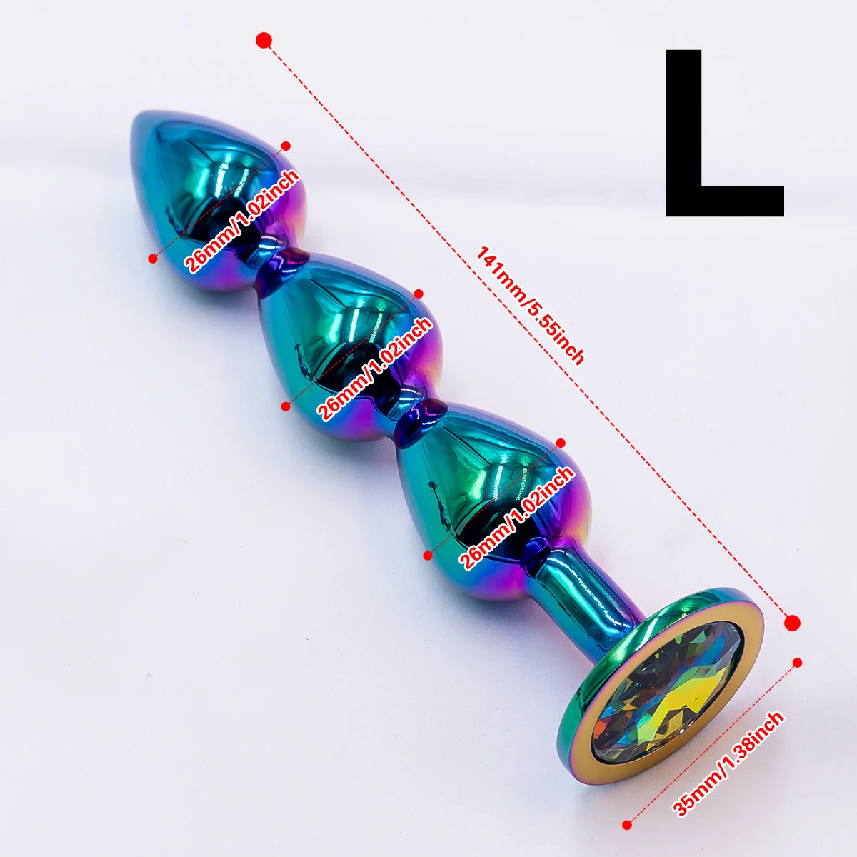 Butt Plug - Tapón Anal | S / M / L | Metal | CJS-AP-48