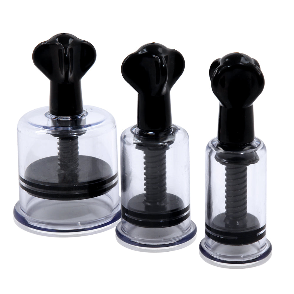 Ventosas / Succionadores para Pezones | 2 Pack | S / M / L | BDSM | CJS-EC-03