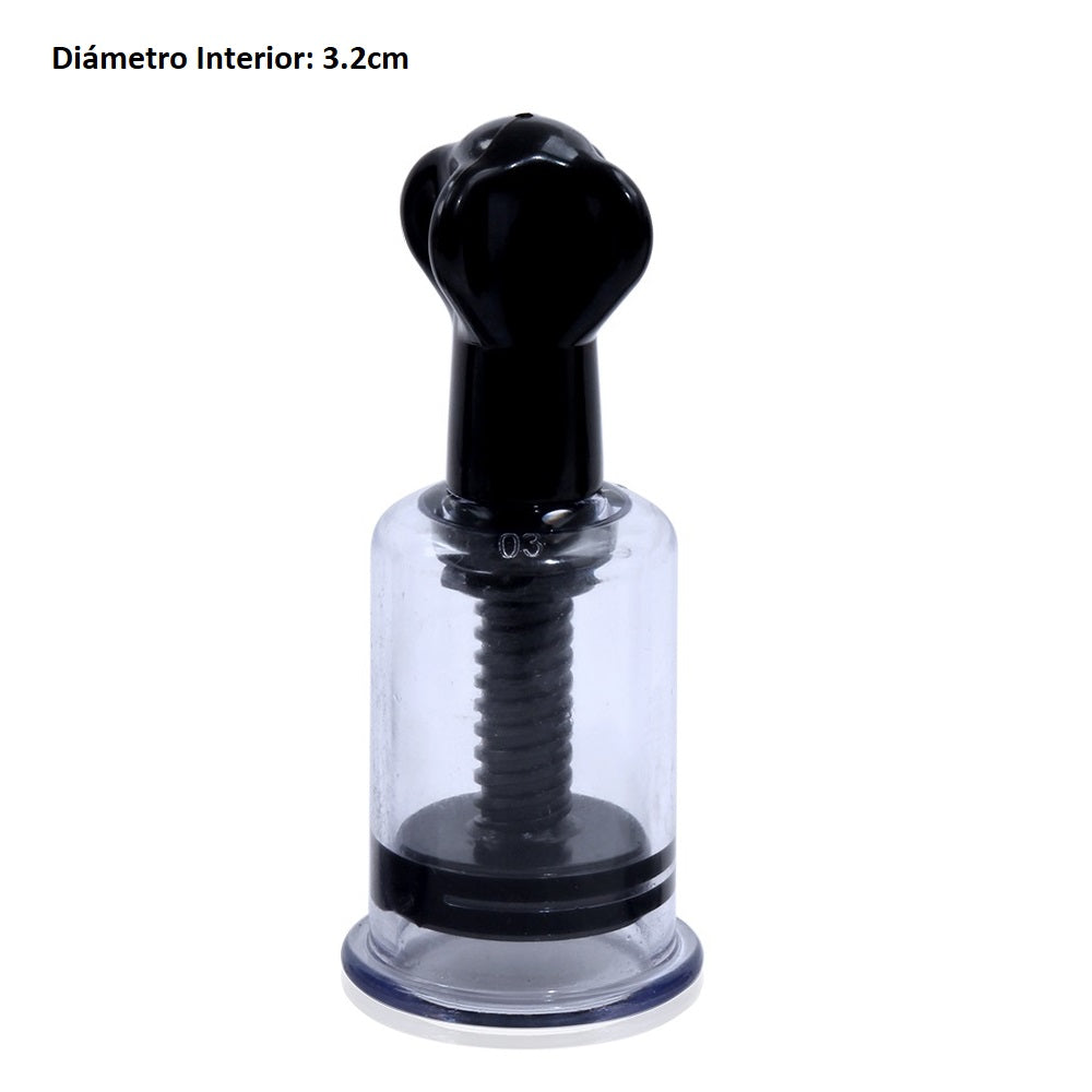 Ventosas / Succionadores para Pezones | 2 Pack | S / M / L | BDSM | CJS-EC-03