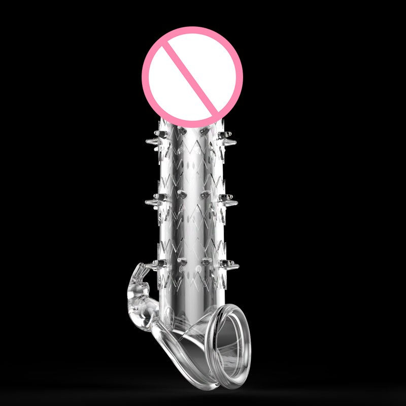 Funda para Pene | Transparente | 17cm / 3cm | Silicona | CJS-FU-12