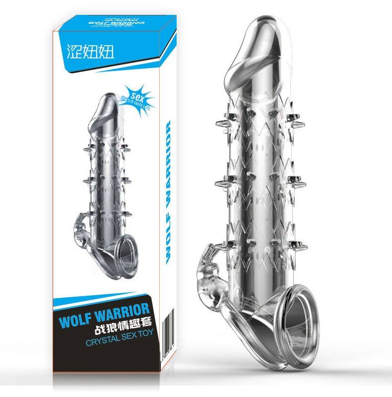 Funda para Pene | Transparente | 17cm / 3cm | Silicona | CJS-FU-12