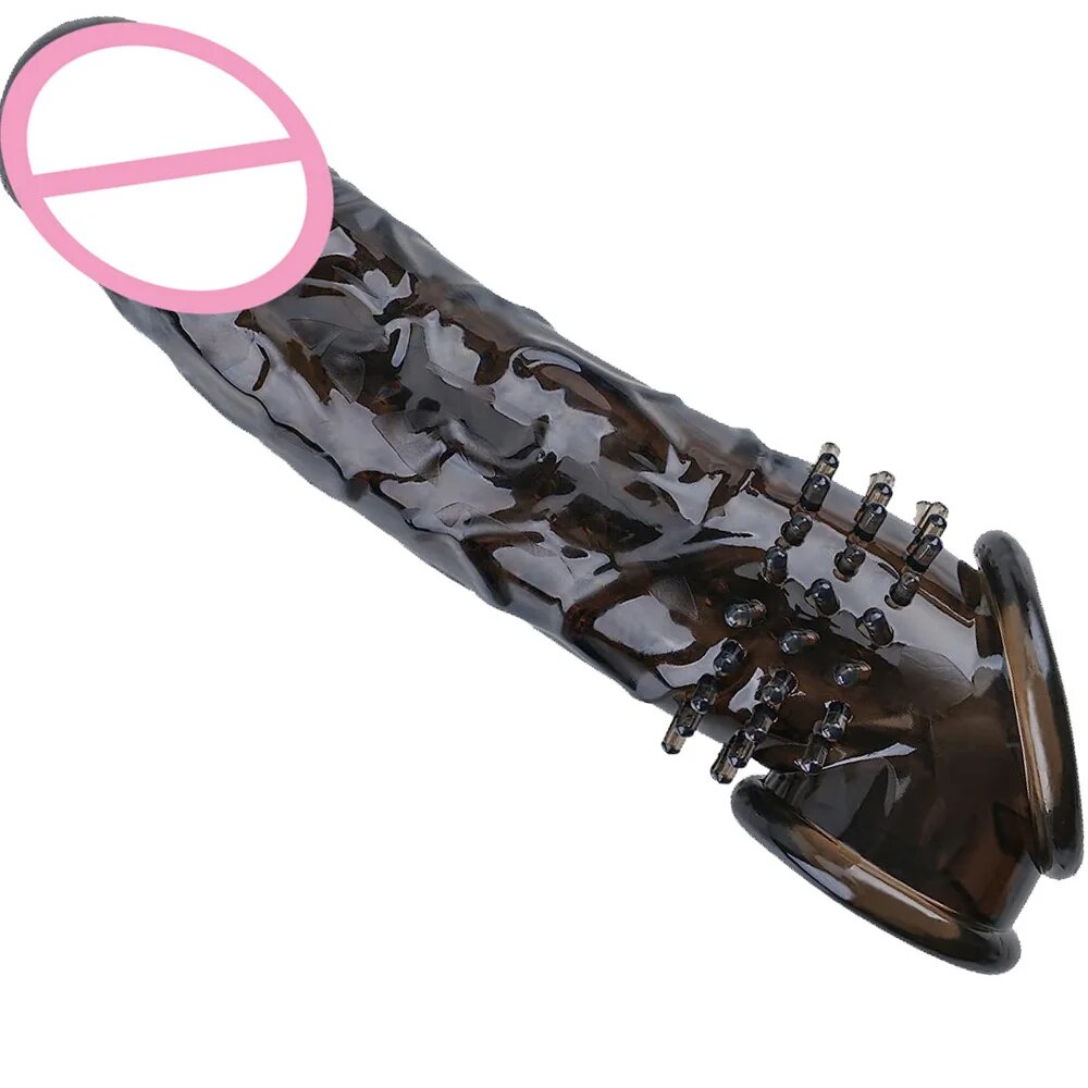 Funda / Extensor para Pene | Negro | 19.5cm (3cm) | TPE | CJS-FU-15